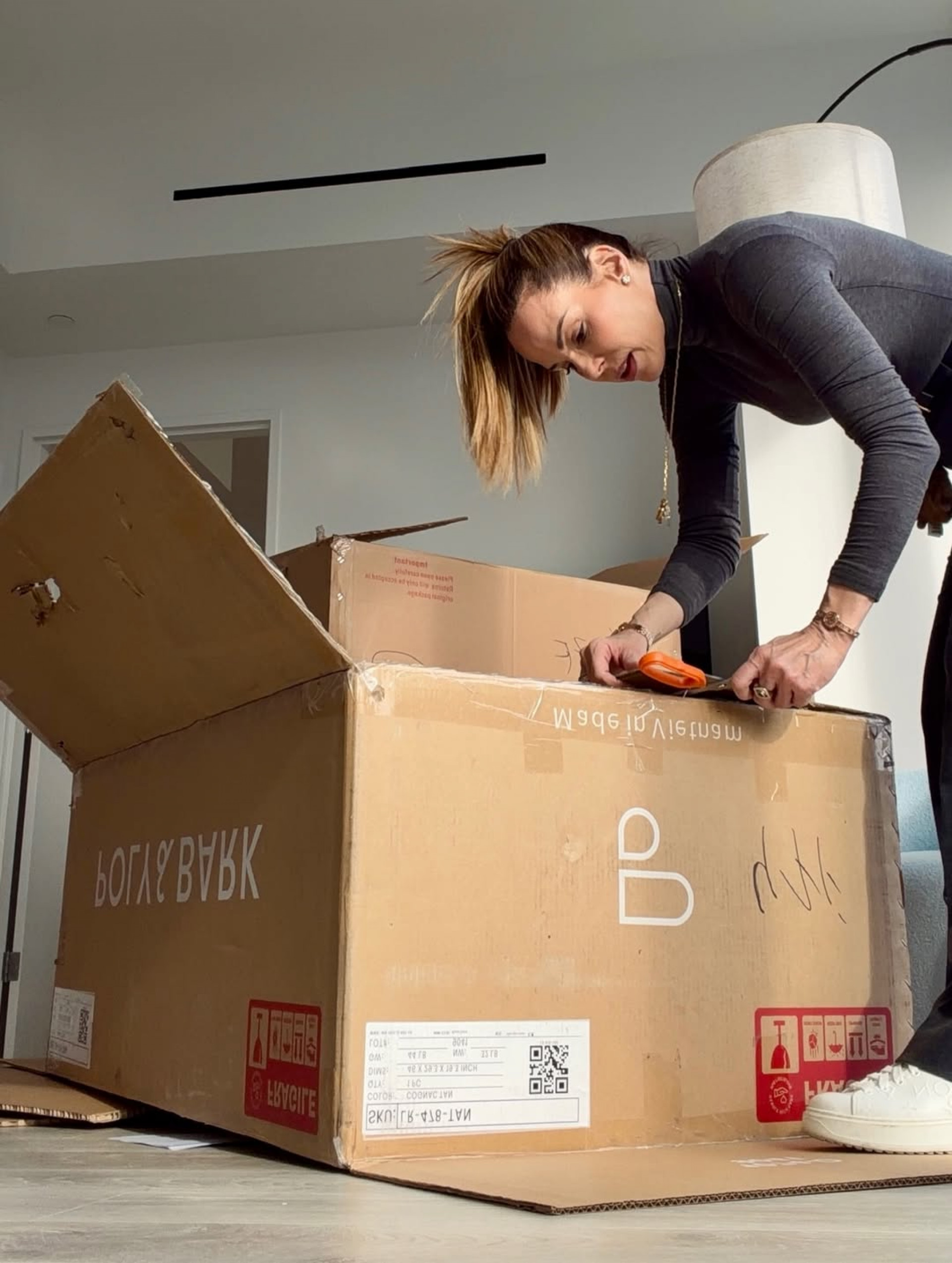 Ana Furtado ajudou filha na mudança um imóvel nos EUA - Reprodução/Instagram