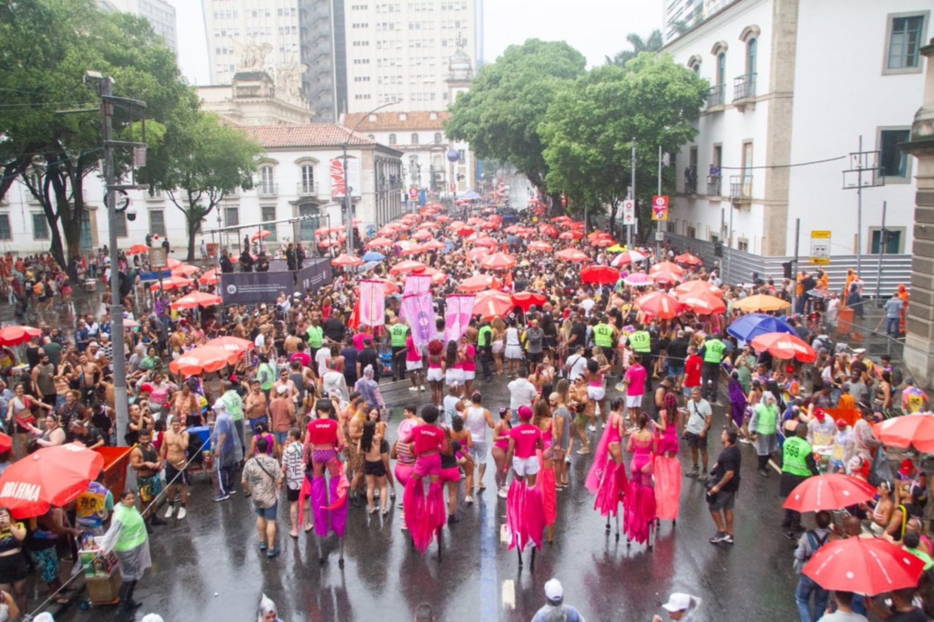 Estimativa de público para o megabloco era de 50 mil pessoas - Érica Martin/Agência O Dia