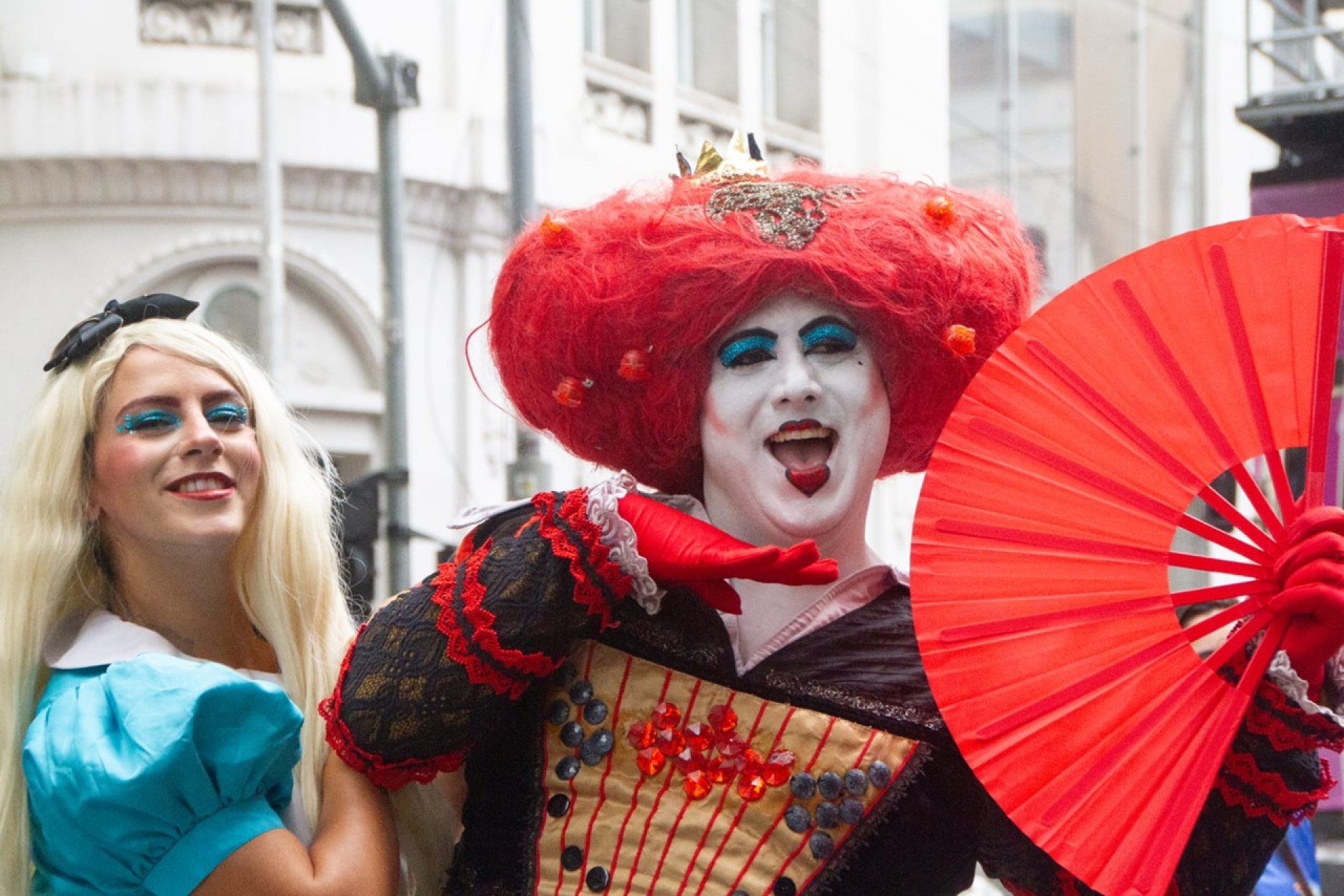 Muitas fantasias fizeram referência a 