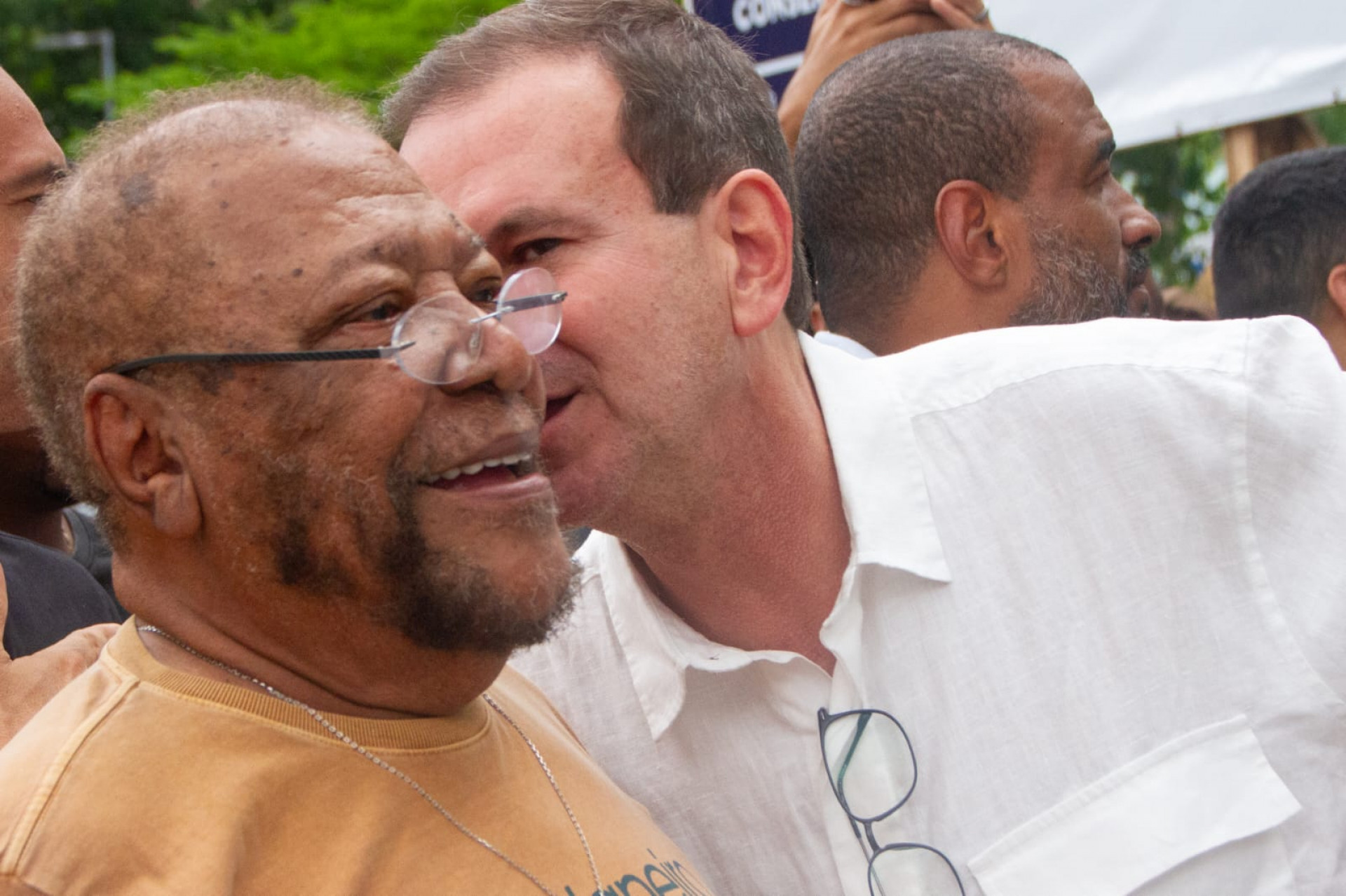 Martinho da Vila foi recebido por Eduardo Paes para in&iacute;cio das obras da est&aacute;tua - &Eacute;rica Martin / Ag&ecirc;ncia O Dia