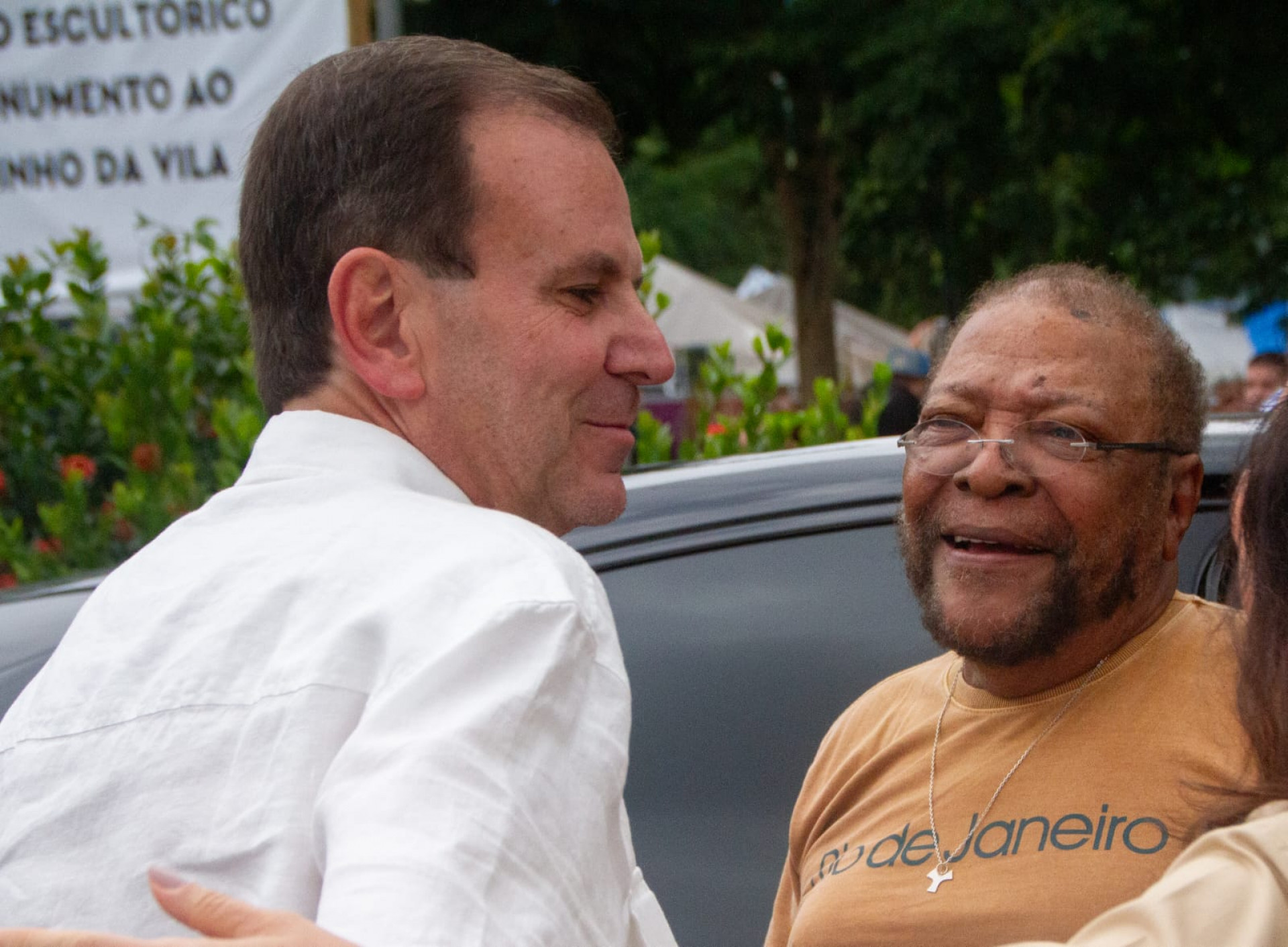 Martinho da Vila foi recebido por Eduardo Paes para in&iacute;cio das obras da est&aacute;tua - &Eacute;rica Martin / Ag&ecirc;ncia O Dia