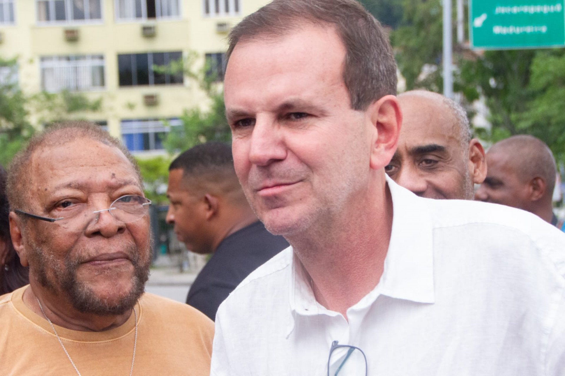 Martinho da Vila foi recebido por Eduardo Paes para in&iacute;cio das obras da est&aacute;tua - &Eacute;rica Martin / Ag&ecirc;ncia O Dia