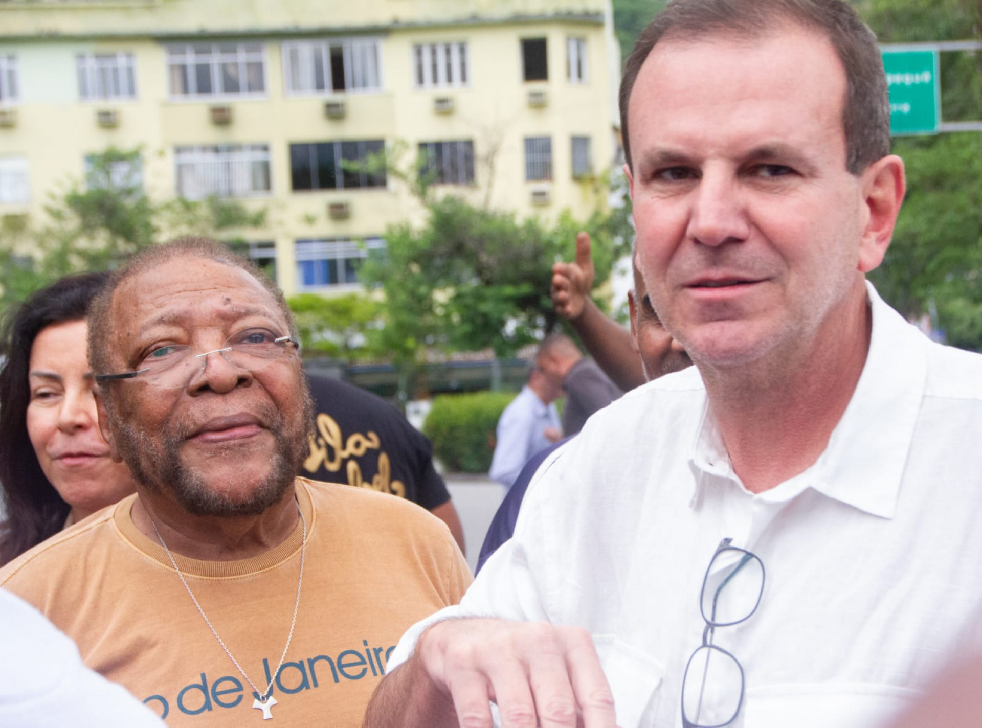 Martinho da Vila foi recebido por Eduardo Paes para in&iacute;cio das obras da est&aacute;tua - &Eacute;rica Martin / Ag&ecirc;ncia O Dia