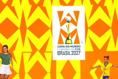 Fifa lança marca da Copa do Mundo Feminina 2027 em Copacabana