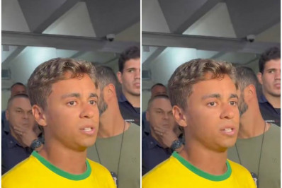 Nikolas visita apoiadores em hospital e nega falta de organização: 'Incidente natural'