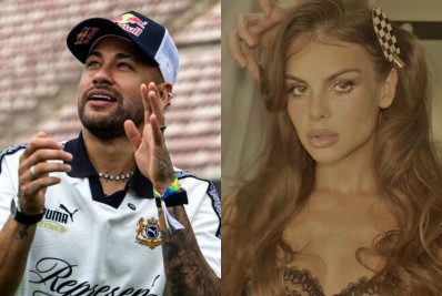 Neymar rebate internauta que chama Amanda Kimberlly de 'amante'