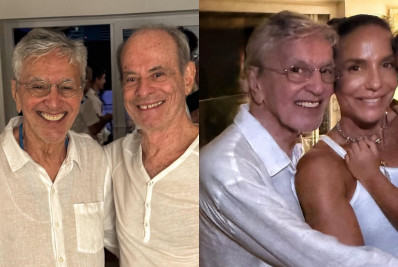 Caetano Veloso surge ao lado de Gilberto Gil, Ivete Sangalo e Ney Matogrosso em Salvador