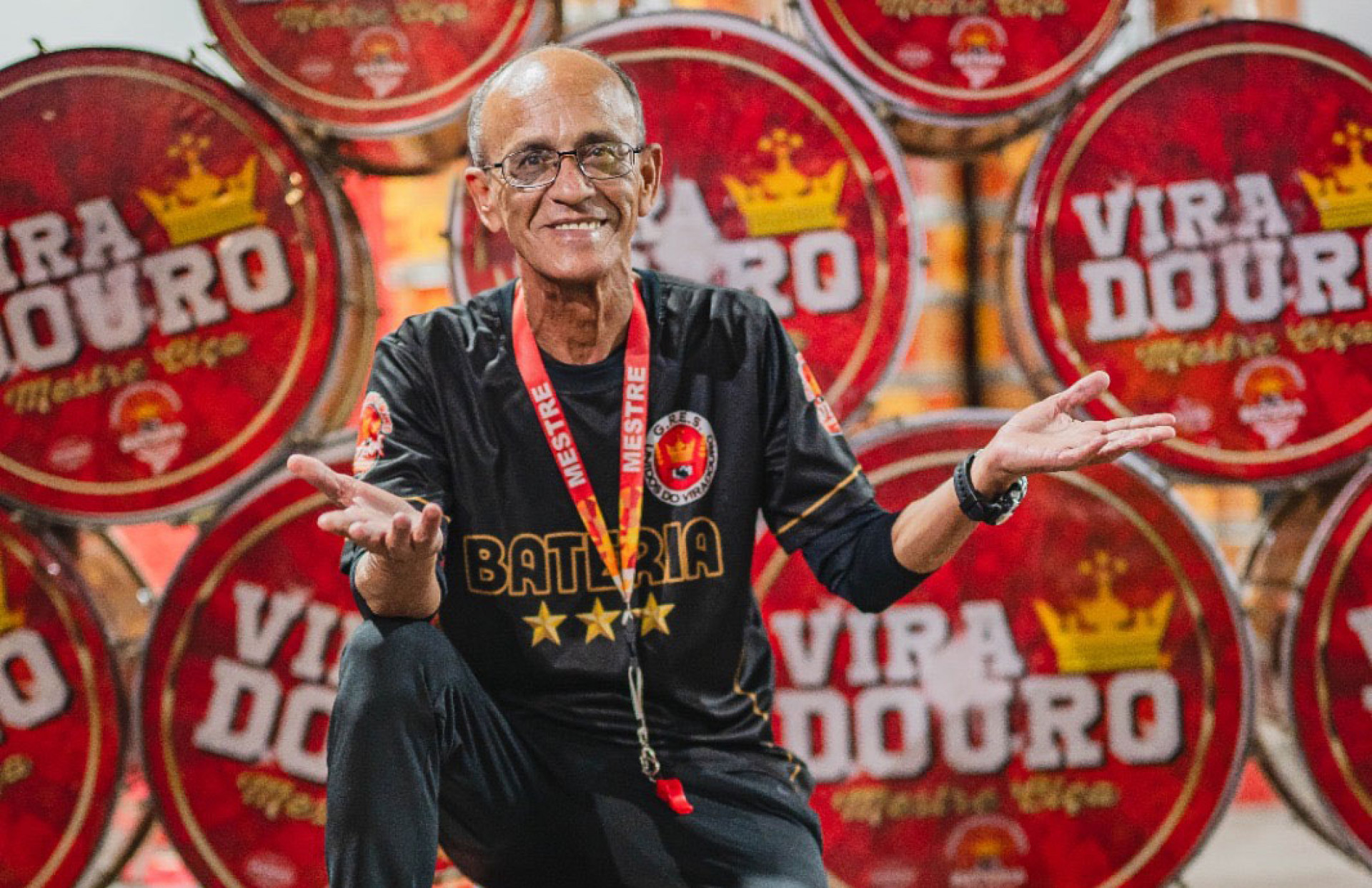 Ciça, mestre de bateria da Viradouro, será homenageado na Sapucaí - Renata Xavier