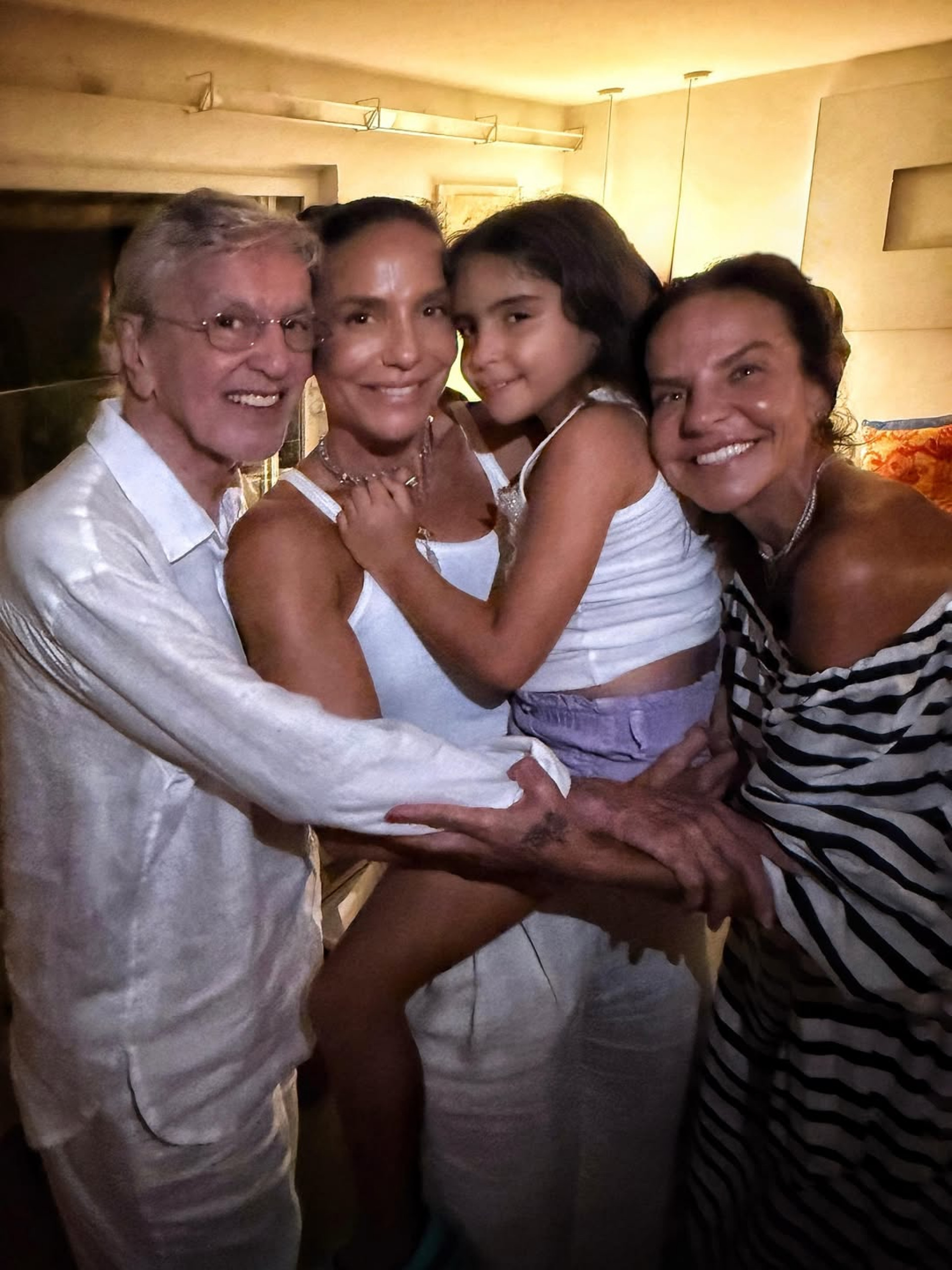 Caetano Veloso e Ivete Sangalo - Reprodução / Instagram
