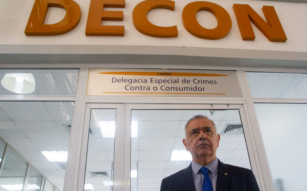 Delegado Wellington Vieira, da Delegacia do Consumidor (Decon) - Érica Martin / Agência O Dia