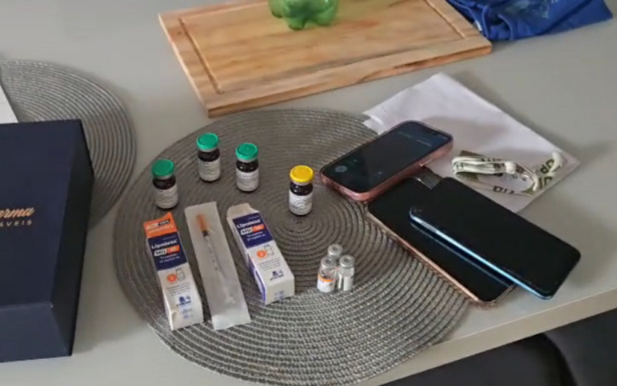 Profissionais da área estética ofereciam, de forma ilegal, medicamentos à base de tirzepatida - Divulgação / PCERJ