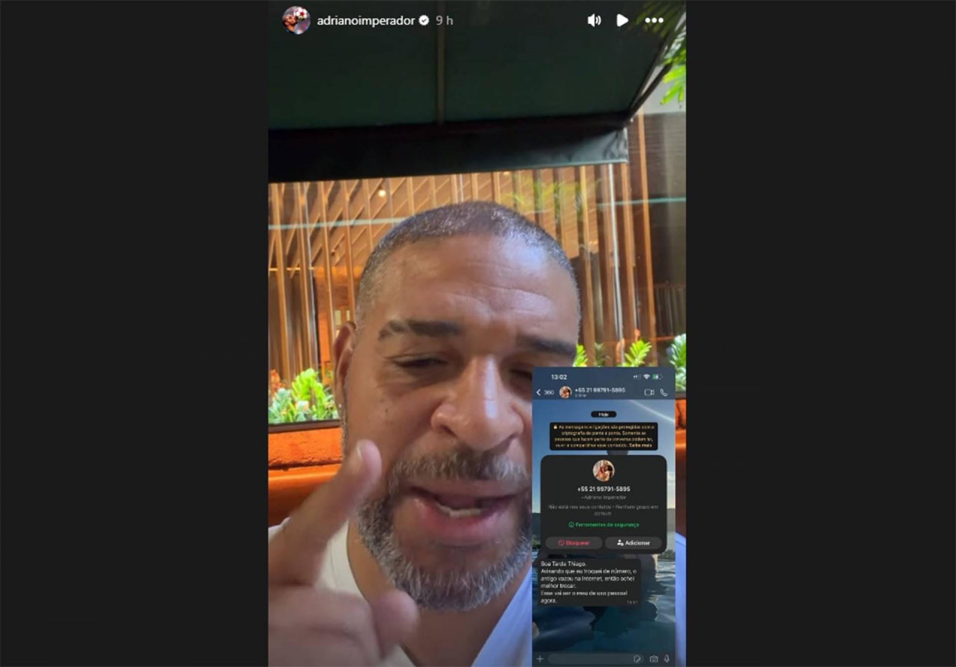 M&atilde;e de Adriano Imperador sofre golpe com uso de IA, e ex-atleta manda recado a autor do crime