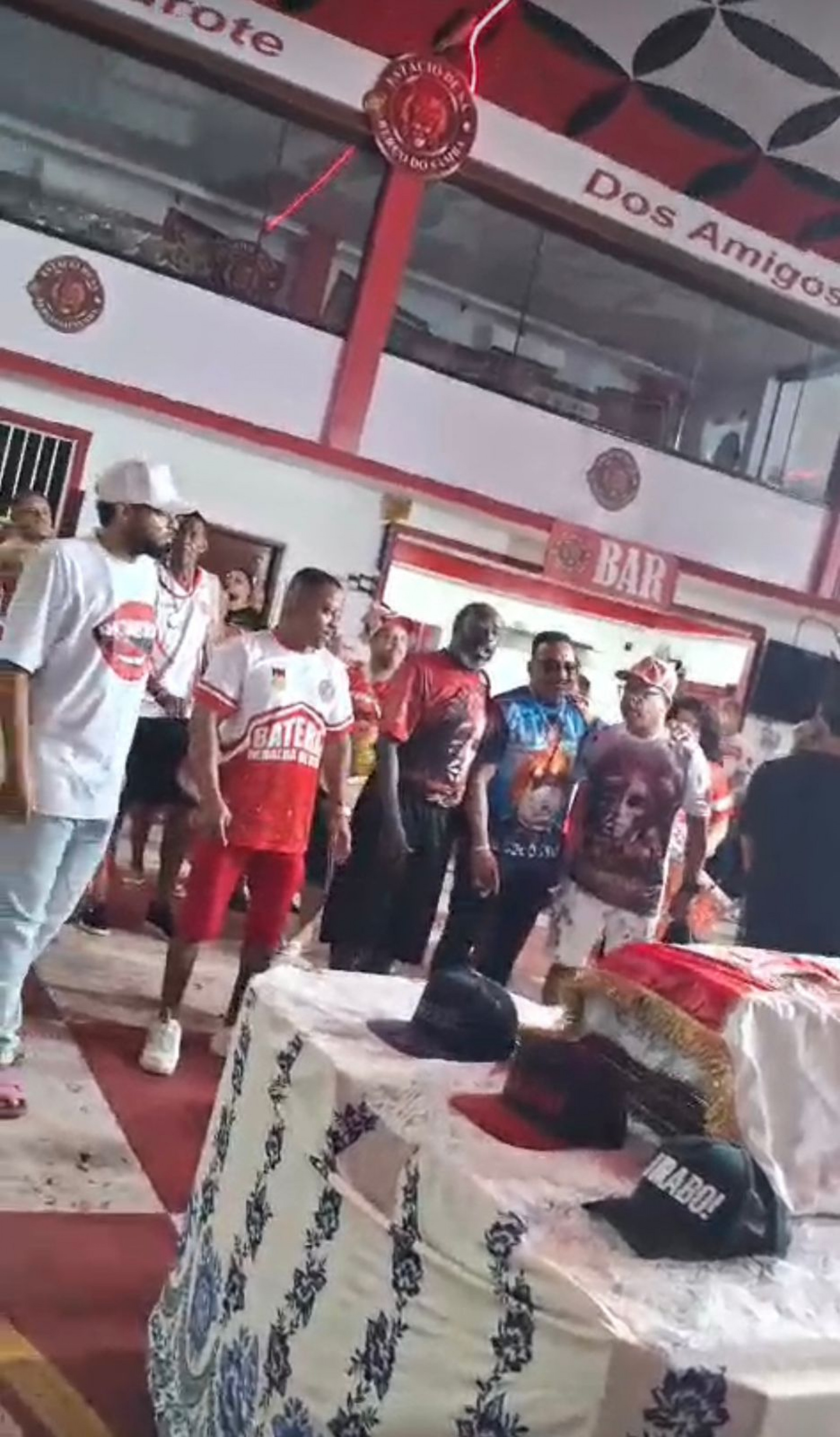 Velório de Bira Haway teve início na terça-feira (26), na quadra da escola de samba Estácio de Sá - Arquivo pessoal