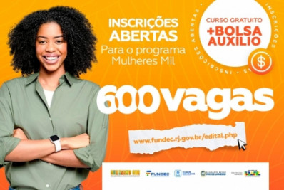 Fundec abre 600 vagas do programa Mulheres Mil com bolsa-auxílio