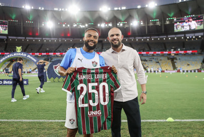 Samuel Xavier completa 250 jogos pelo Fluminense