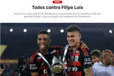 Jornal espanhol fala em 'caçada a Filipe Luís' e diz que Fluminense pode brigar pelo Brasileiro