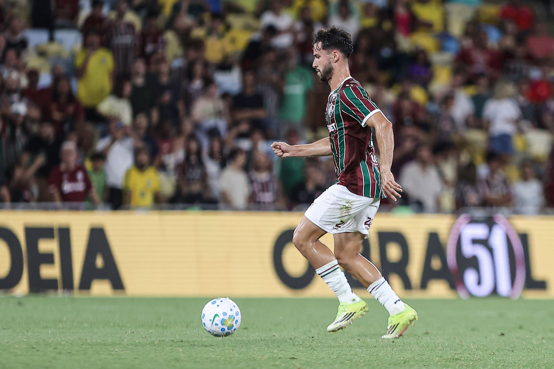 Martinelli em ação contra o Grêmio, nesta quarta-feira (28), no Maracanã, pela 1ª rodada do Brasileirão - Lucas Merçon/Fluminense FC