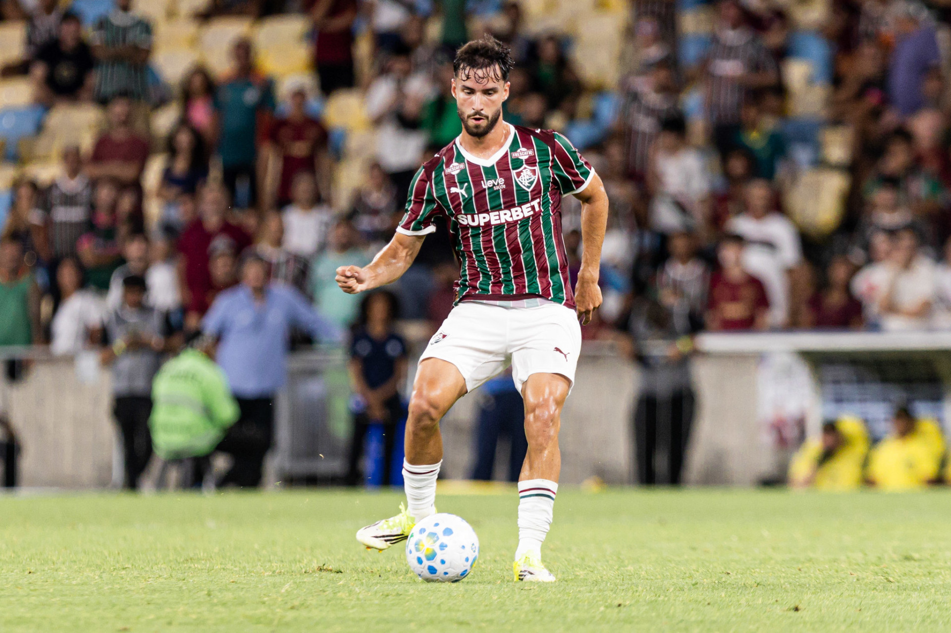 Martinelli em ação contra o Grêmio, nesta quarta-feira (28), no Maracanã, pela 1ª rodada do Brasileirão - Marina Garcia/Fluminense FC