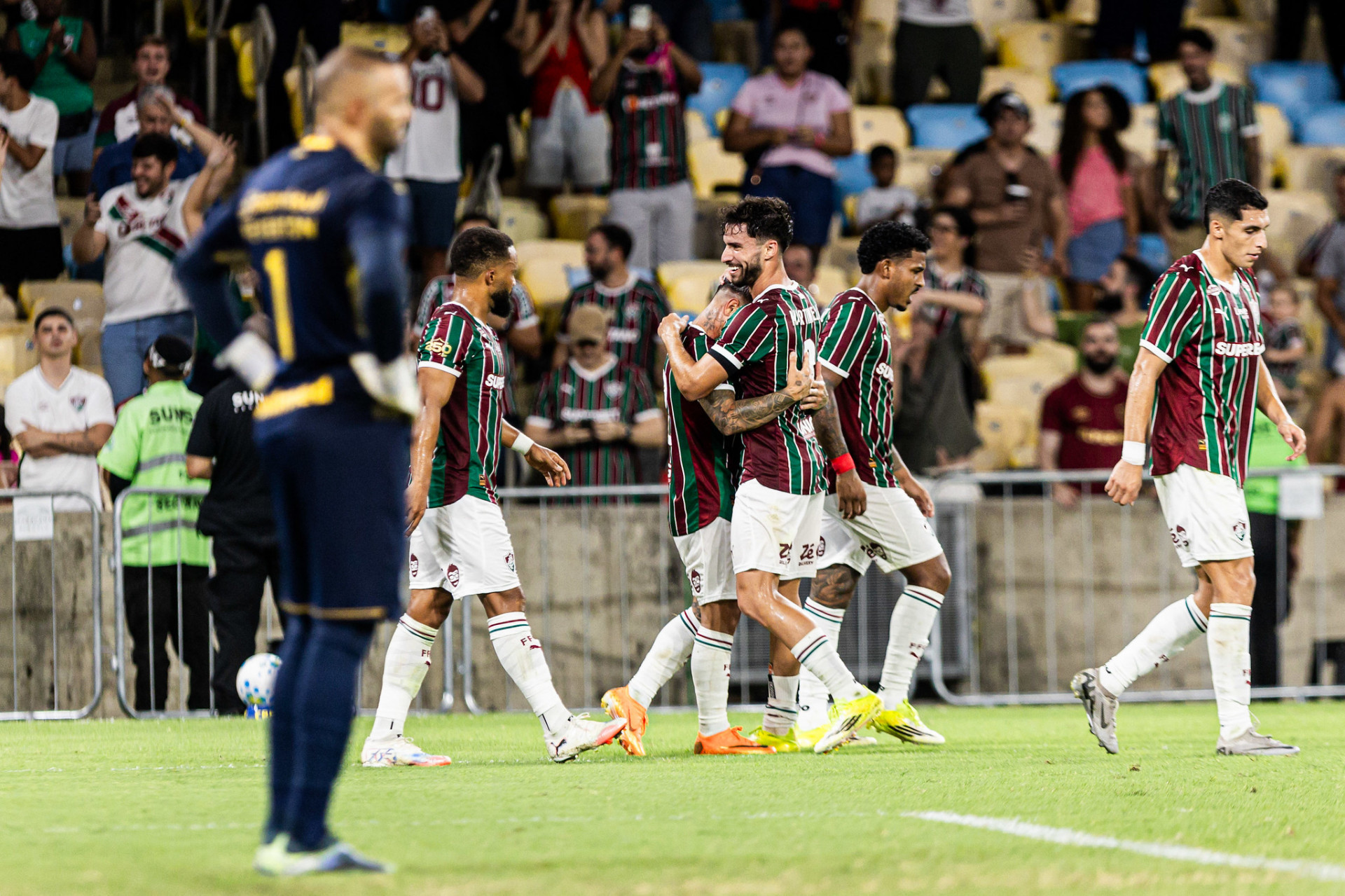 Acosta comemora o gol - Marina Garcia/Fluminense FC