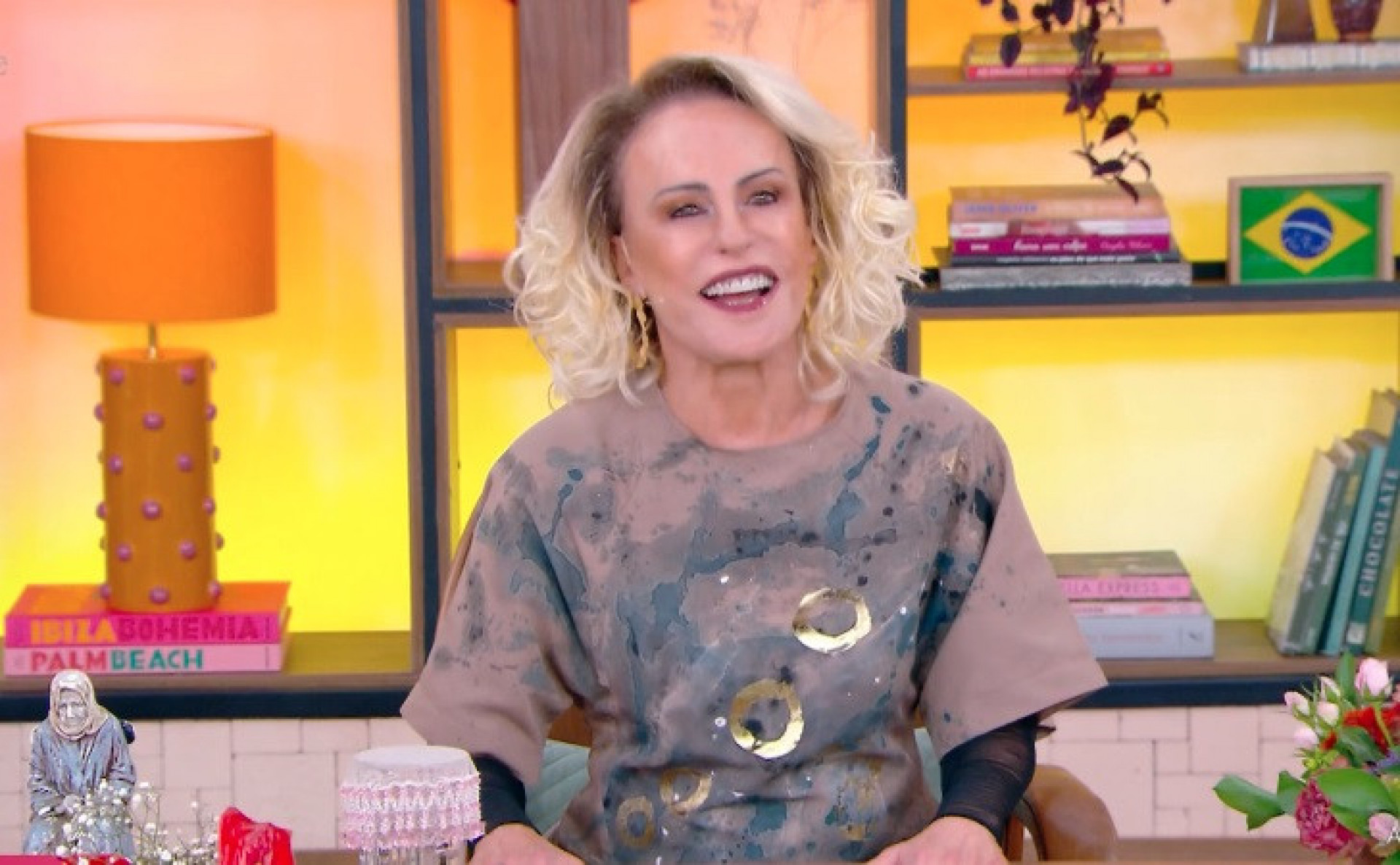 Ana Maria Braga durante o 'Mais Voc&ecirc;'