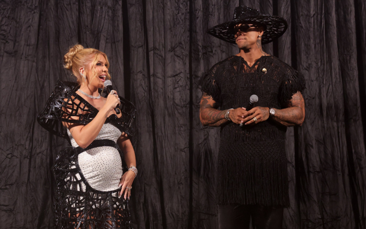 Lore Improta e L&eacute;o Santana 