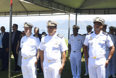 Marinha do Brasil homenageia as vítimas do naufrágio do encouraçado Aquidabã