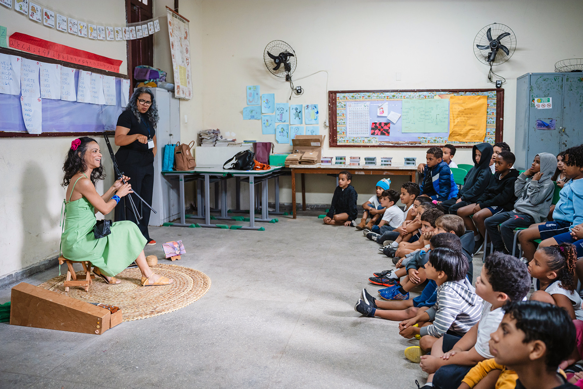 Com contação de história, os alunos aprendem sobre educação financeira - Willer Jose/ Divulgação