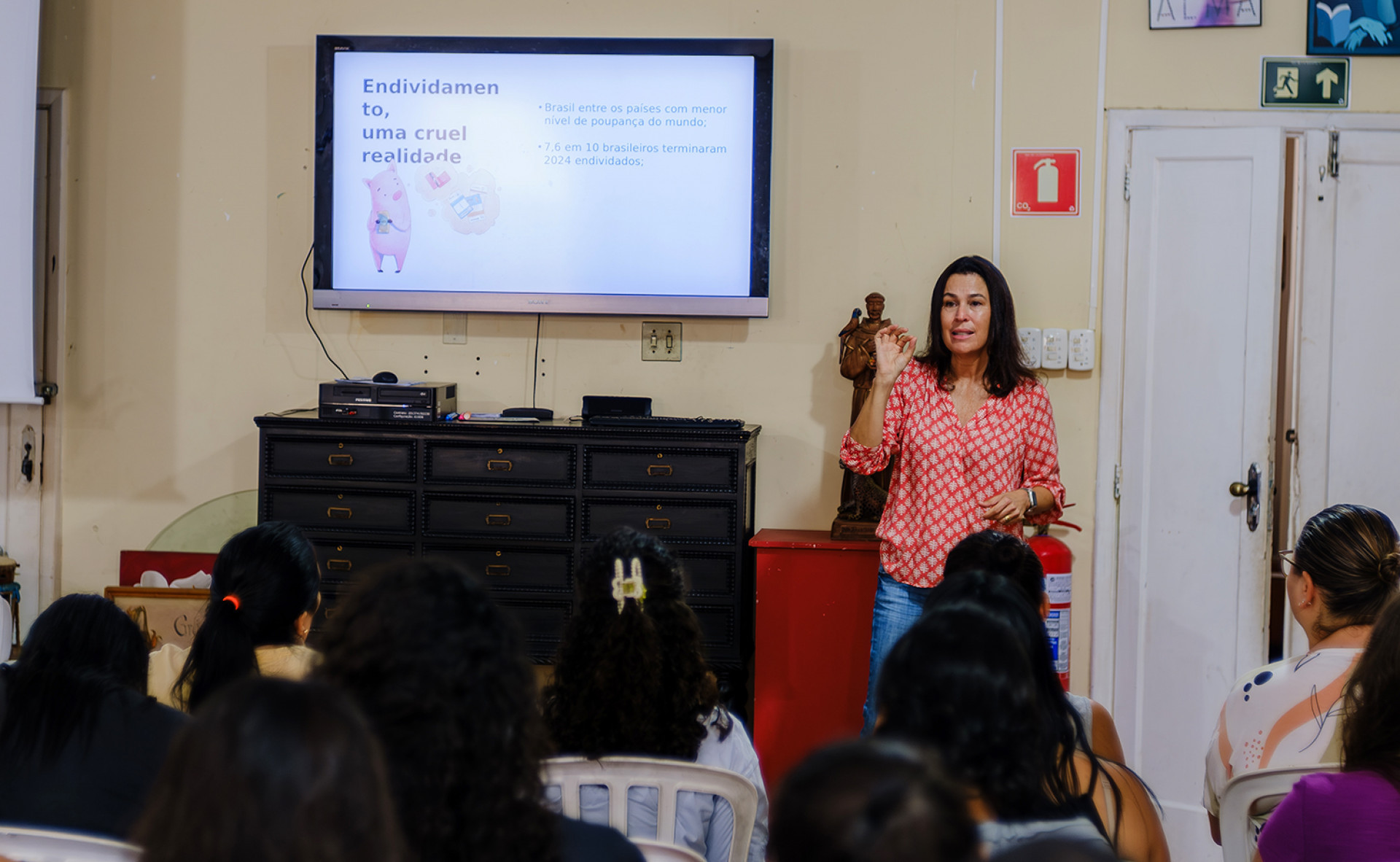 Maria Gurgel está  levando o projeto para várias escolas - Willer José / Divulgação