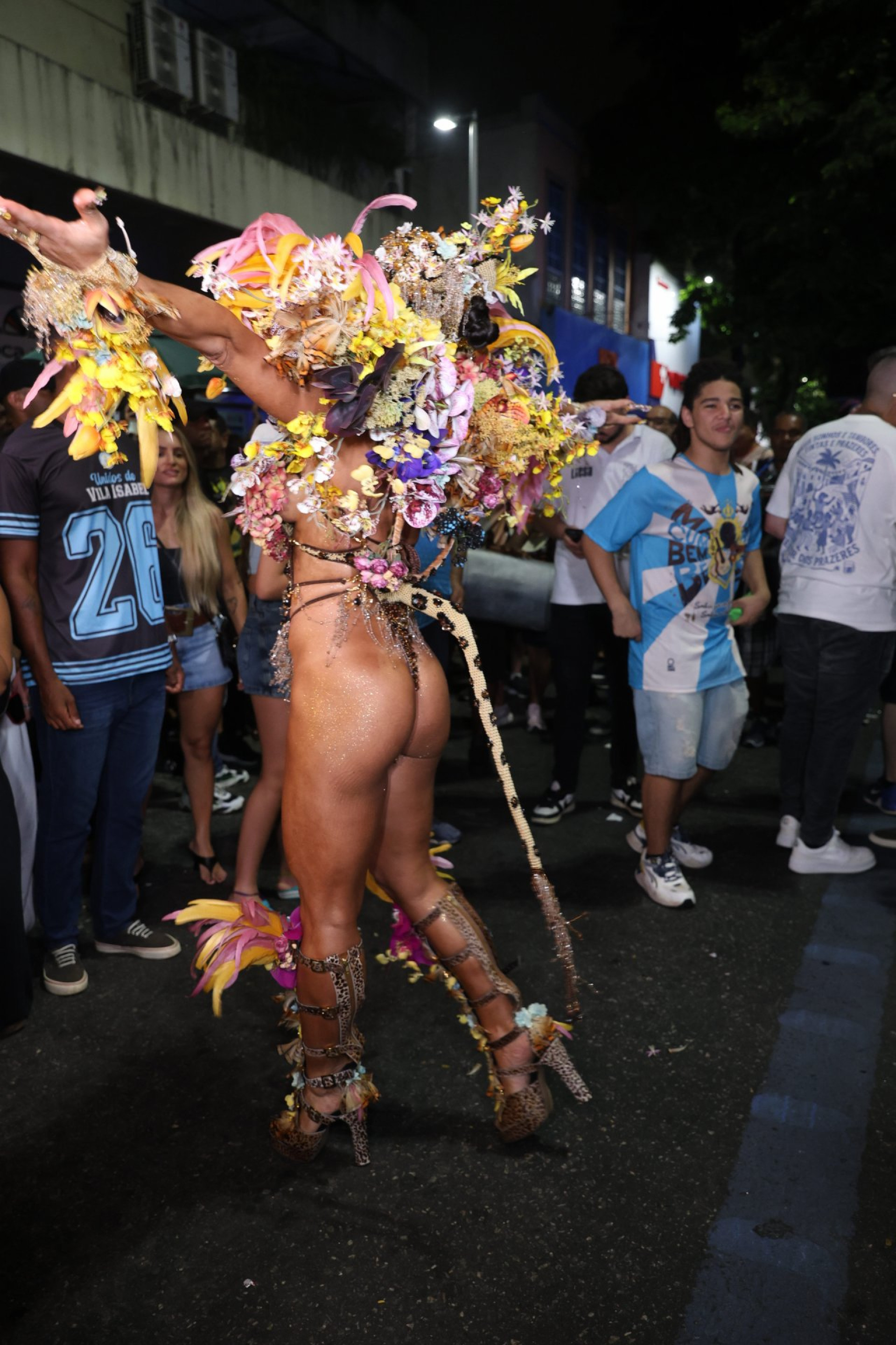 Sabrina Sato participa do ensaio da Vila Isabel -  Daniel Pinheiro / BrazilNews