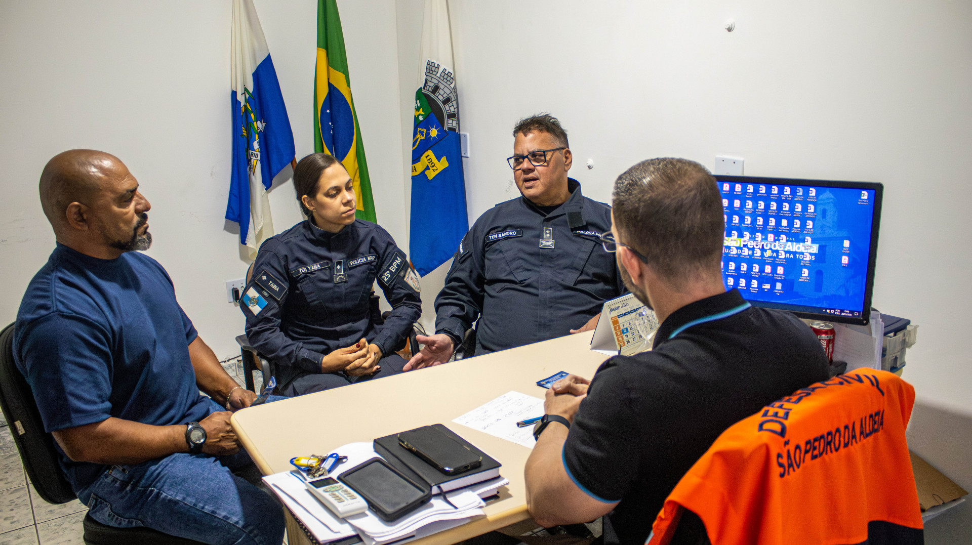 Reunião de alinhamento das ações de segurança para o período festivo - Ascom