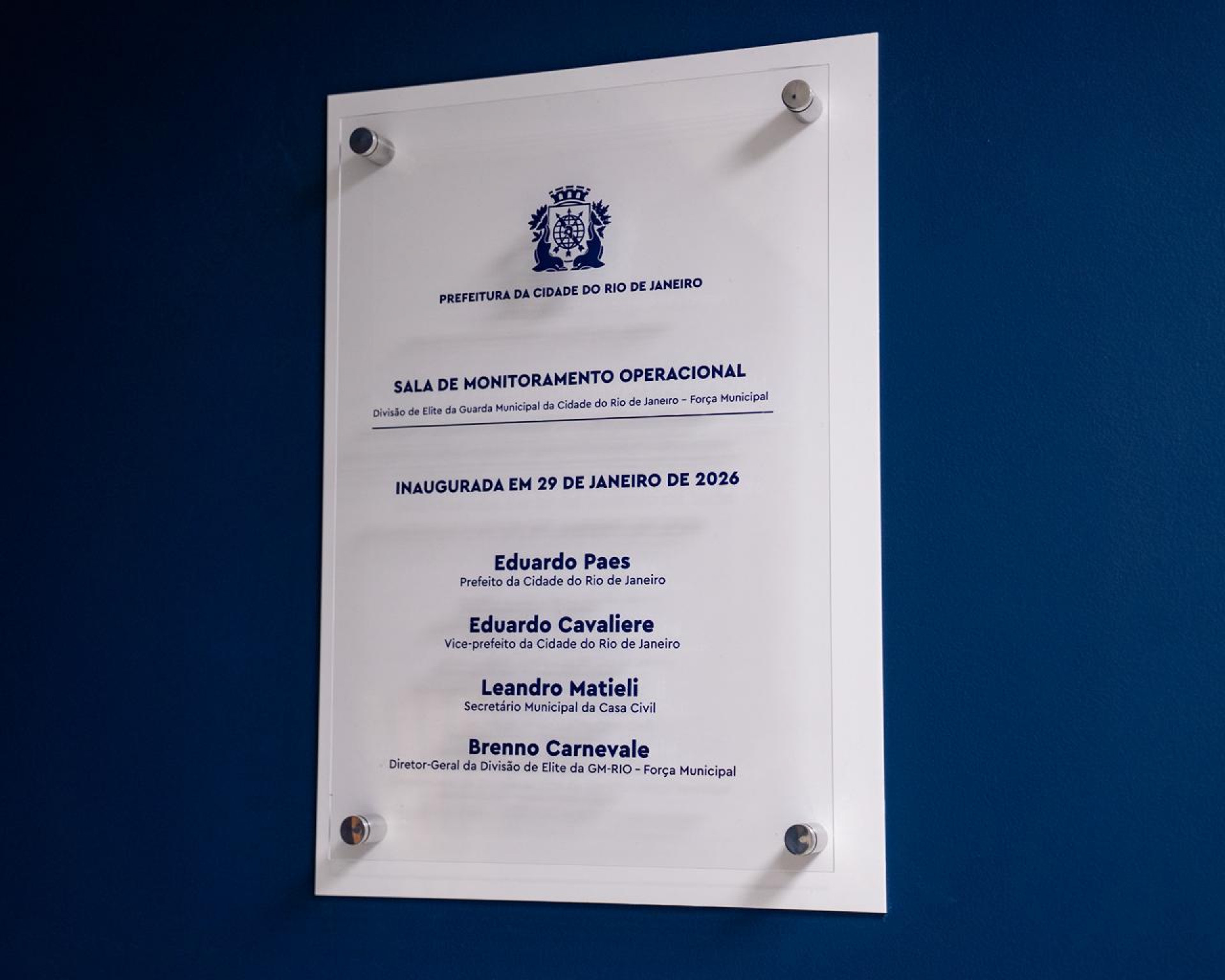 Sala está localizada no Centro de Operações e Resiliência - Iago Campos / Prefeitura do Rio