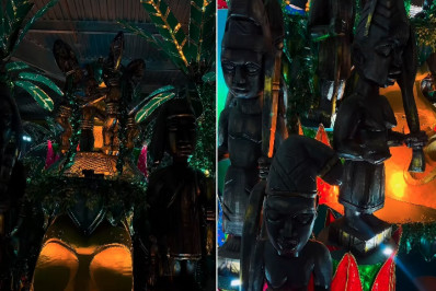 Paraíso do Tuiuti dá 'spoiler' de terceira alegoria; veja o vídeo