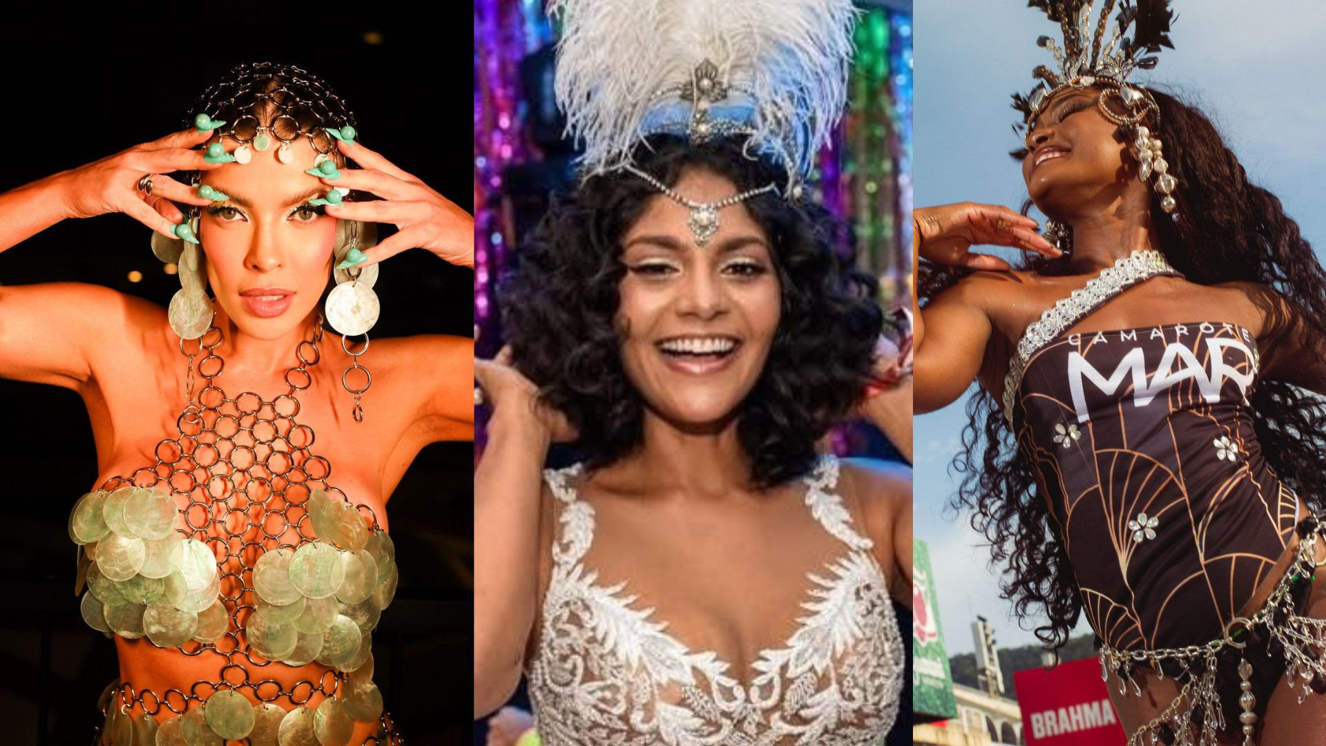 Adere&ccedil;os criados por Chaiane utilizados por celebridades no carnaval - Reprodu&ccedil;&atilde;o