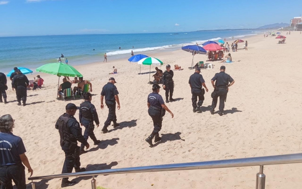 Equipes reforçam patrulhamento na orla e em áreas de grande circulação durante a Operação Verão em Macaé