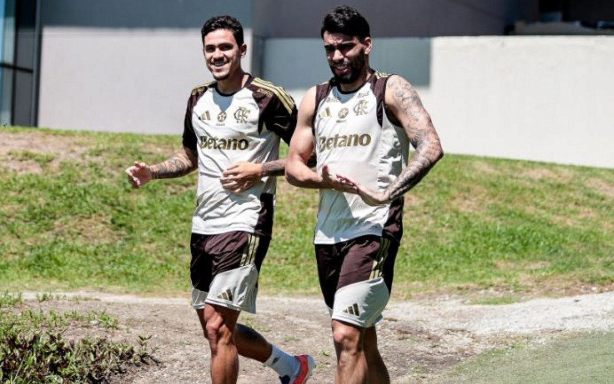 Lucas Paquetá realiza primeiro treino pelo Flamengo