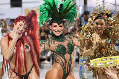 Rainhas e musas brilham no primeiro dia de ensaios técnicos do Grupo Especial na Sapucaí