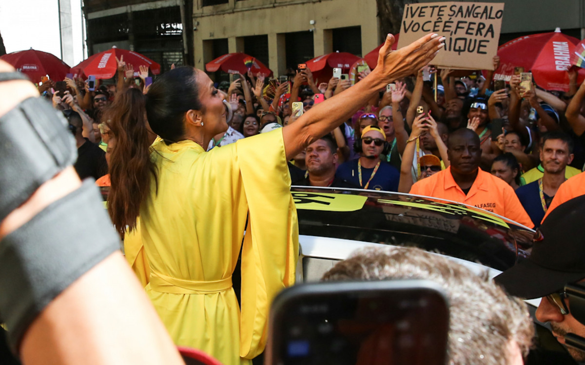 Ivete Sangalo em megabloco no Rio