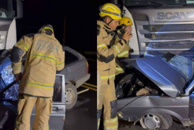 Idoso de 71 anos morre em colisão entre carro e carreta em MG