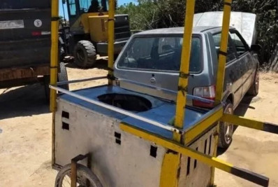 Fiscalização flagra 18 carrinhos a gás com irregularidades na Praia do Forte em Cabo Frio