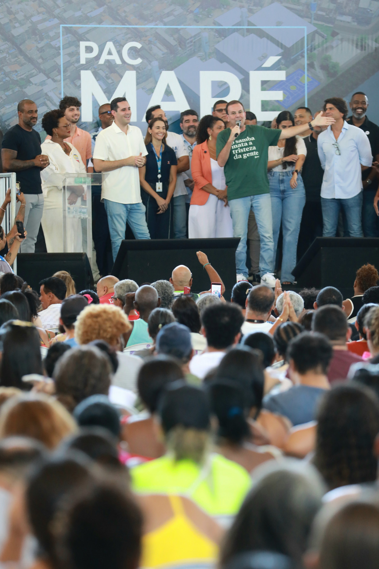 Prefeitura do Rio apresentou neste domingo (1º) as obras do PAC Periferia Viva no Complexo da Maré, na Zona Norte - Divulgação/Prefeitura do Rio