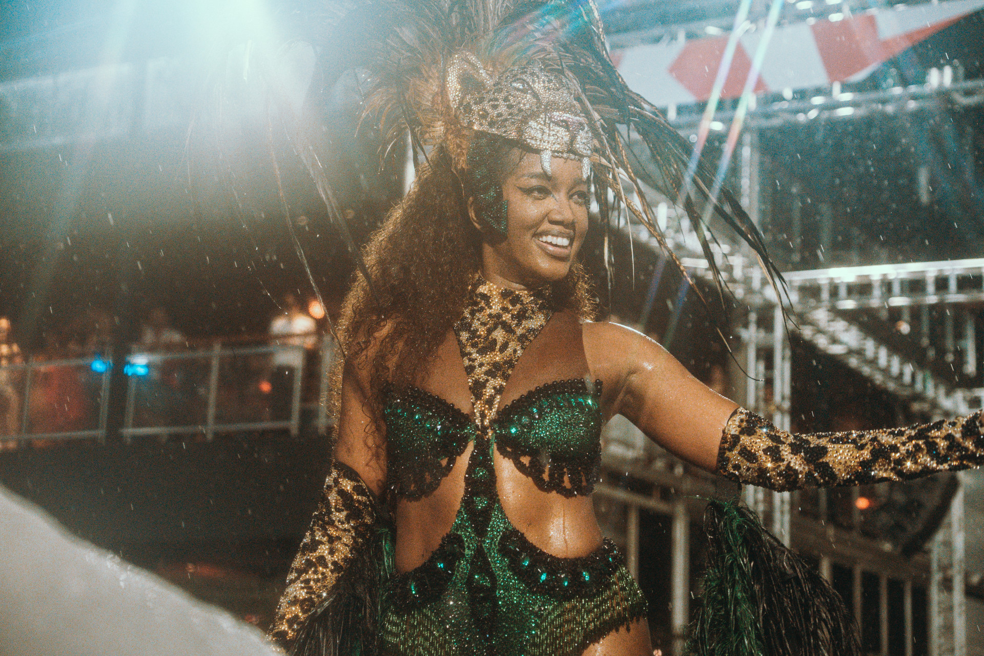 Iza brilhou como rainha de bateria no ensaio técnico da Imperatriz Leopoldinense - Eduardo Hollanda/ Rio Carnaval