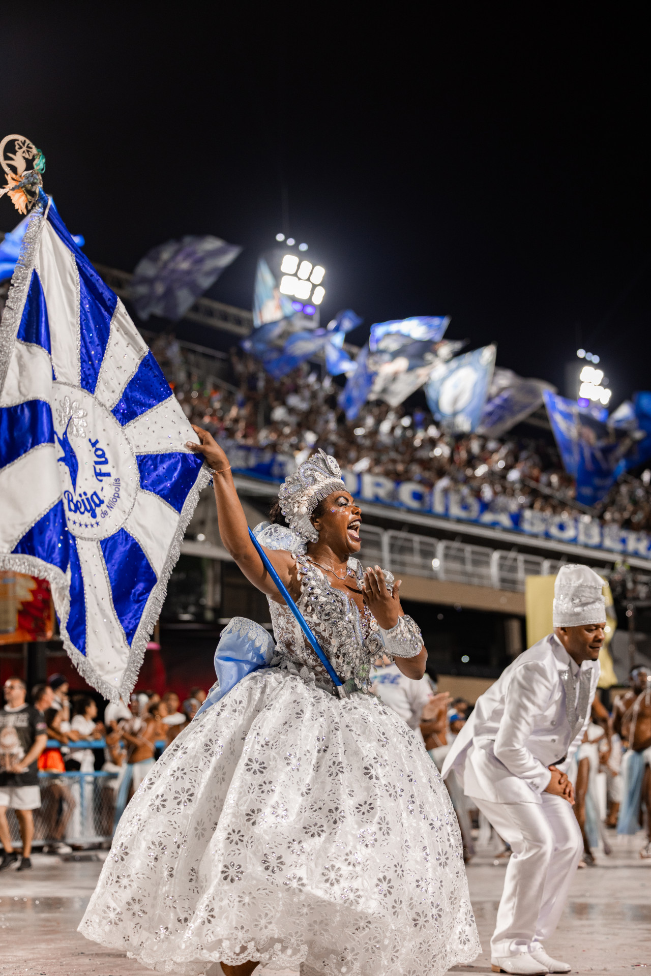 Selminha Sorriso e Claudinho brilharam no ensaio técnico da Beija-Flor - Vítor Melo/ Rio Carnaval