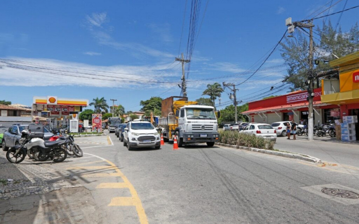 Desvio de trânsito em Manguinhos