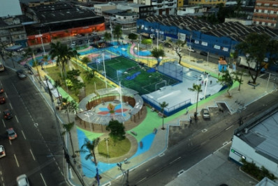 Prefeitura de Caxias entrega reforma da Praça Humaitá