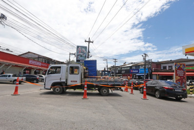 Búzios realiza desvio de trânsito em Manguinhos para reparo emergencial na drenagem