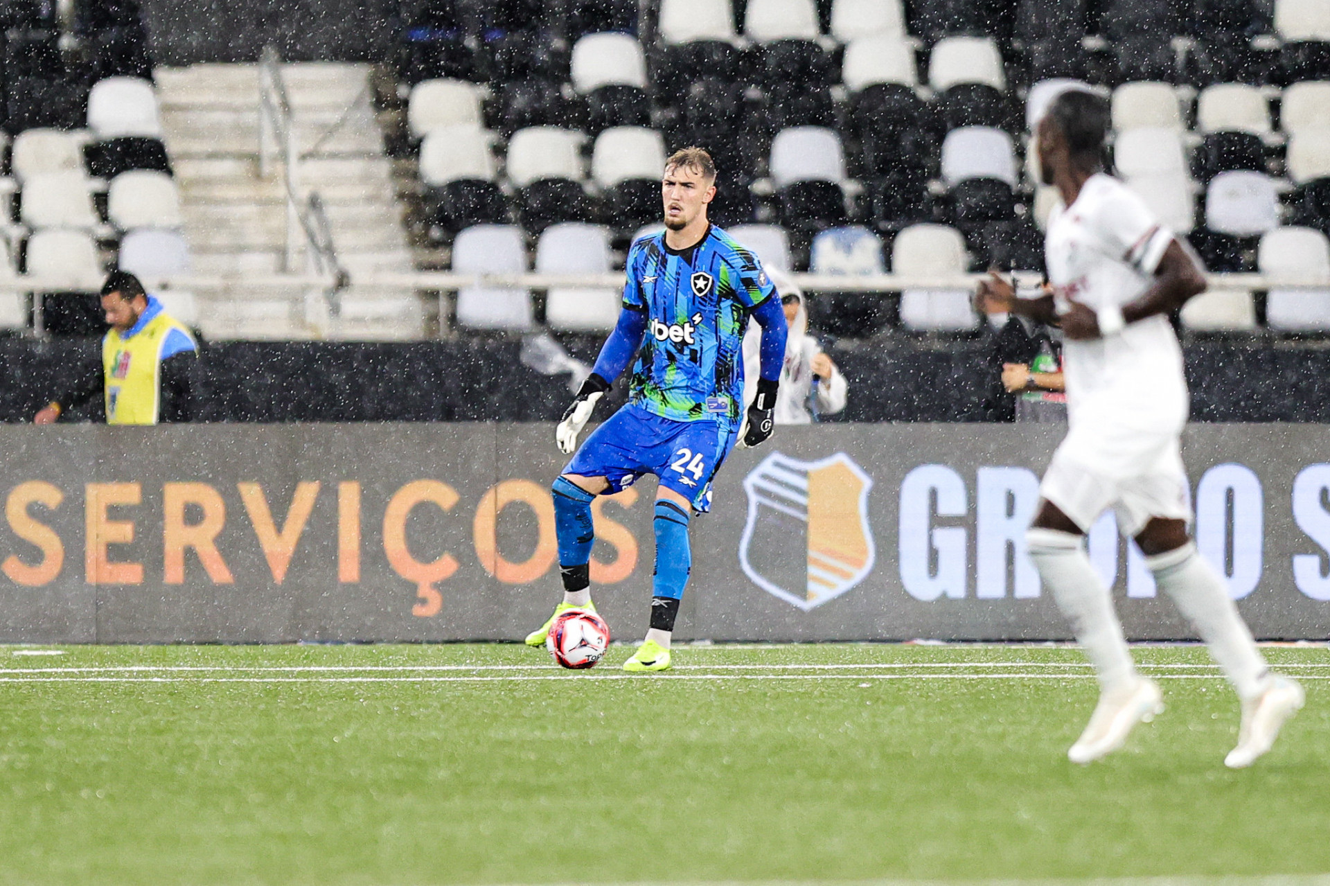 Destaque do Botafogo no clássico, Léo Linck fez seis defesas contra o Fluminense - Arthur Barreto / Botafogo