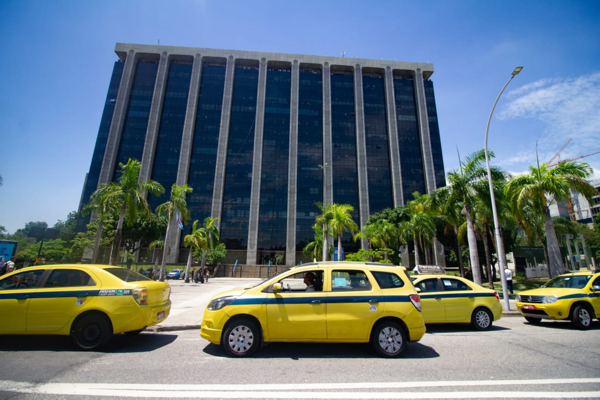 O destino final do trajeto foi a sede da prefeitura - &Eacute;rica Martin / Ag&ecirc;ncia O Dia