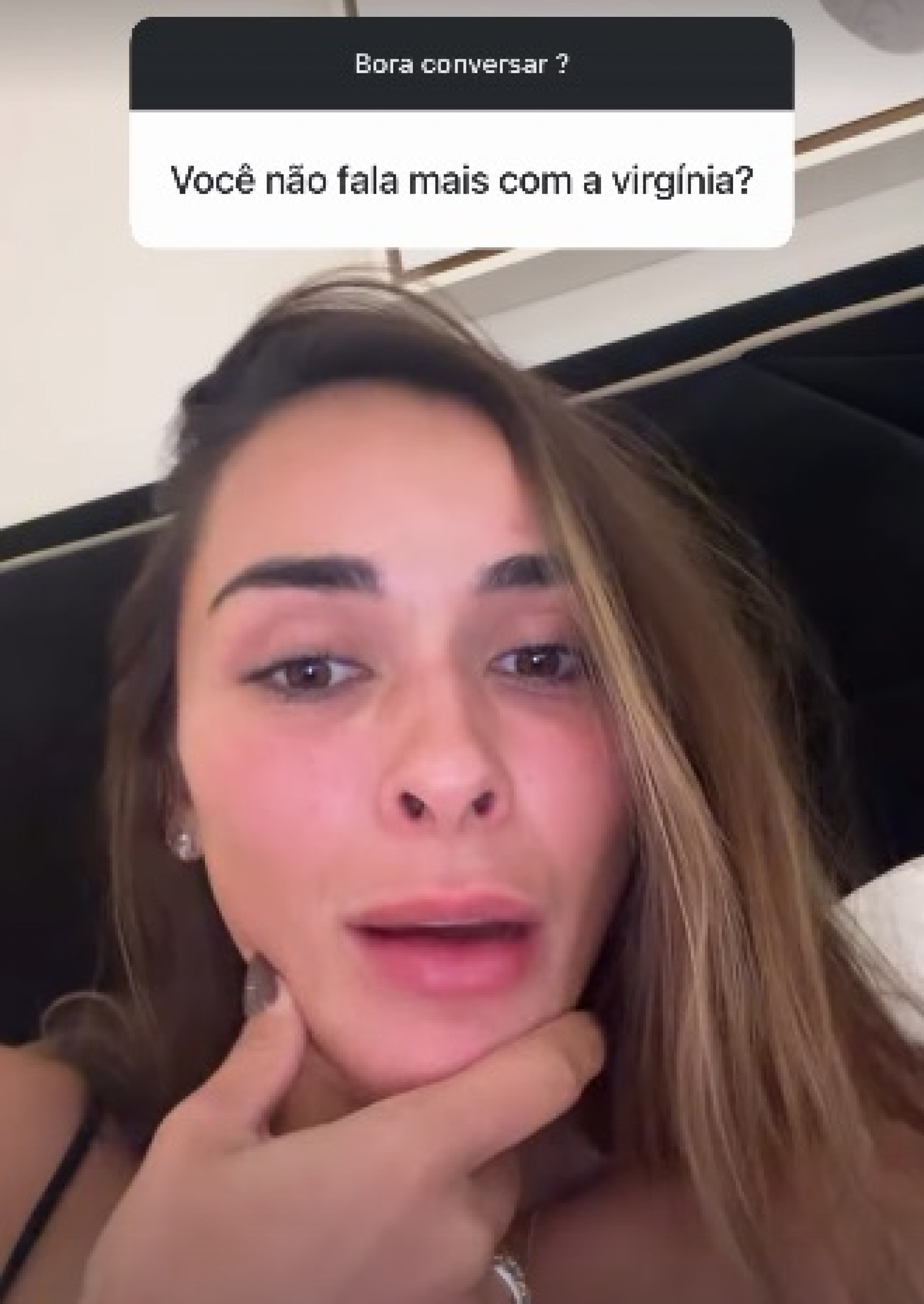 Tainá Militão respondeu internauta sobre amizade com Virginia  - Reprodução/Instagram 