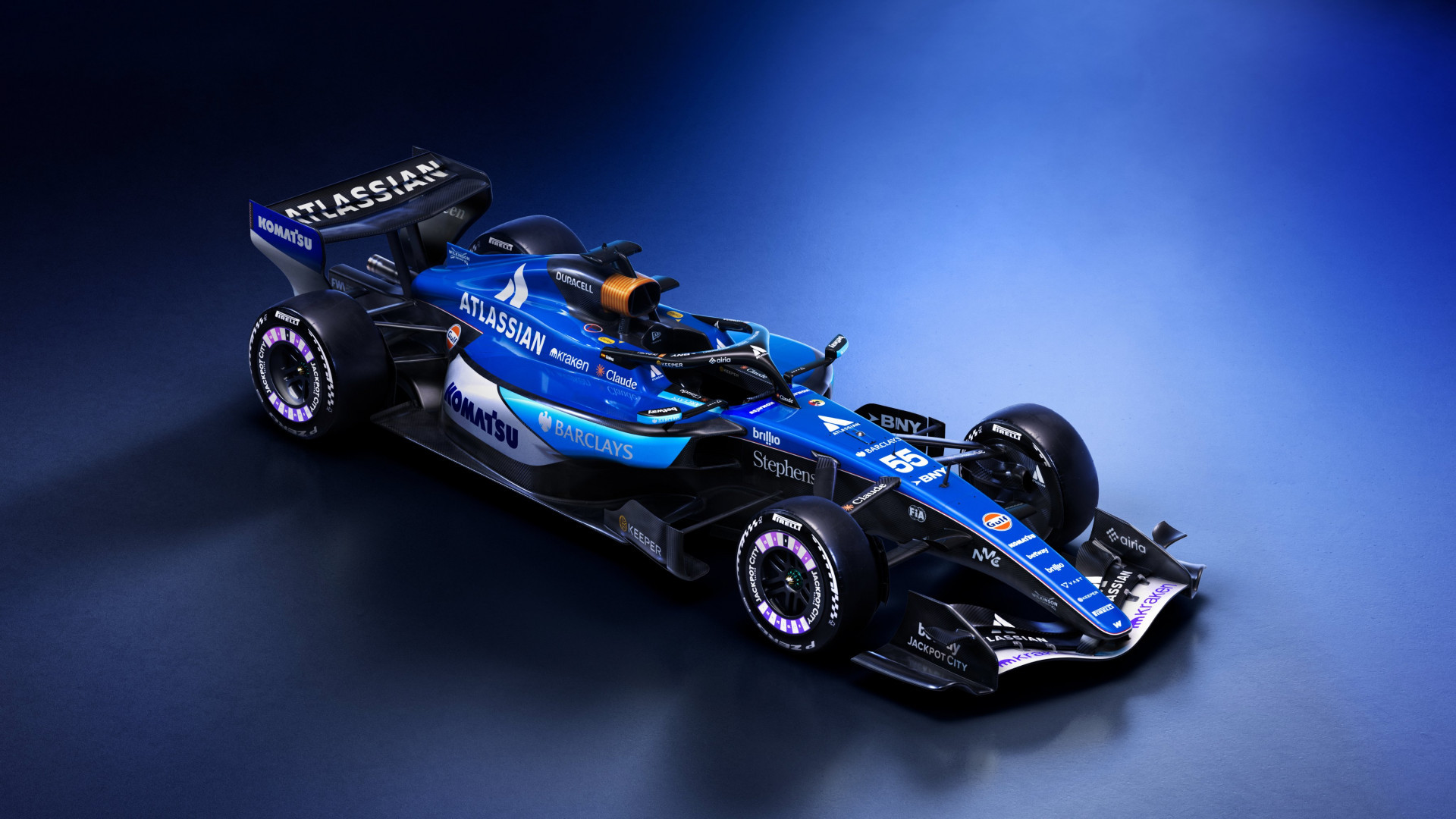 Williams apresentou o modelo FW48 que ainda não foi para a pista - Divulgação