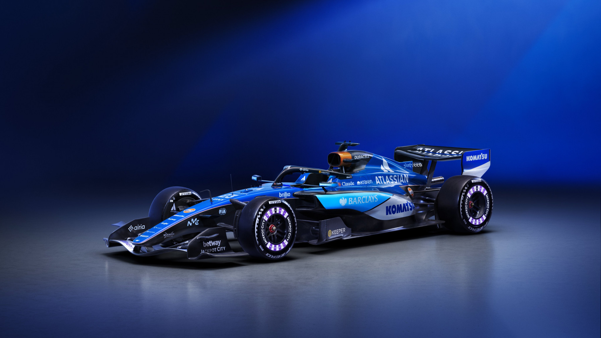 Williams apresentou o modelo FW48 que ainda não foi para a pista - Divulgação
